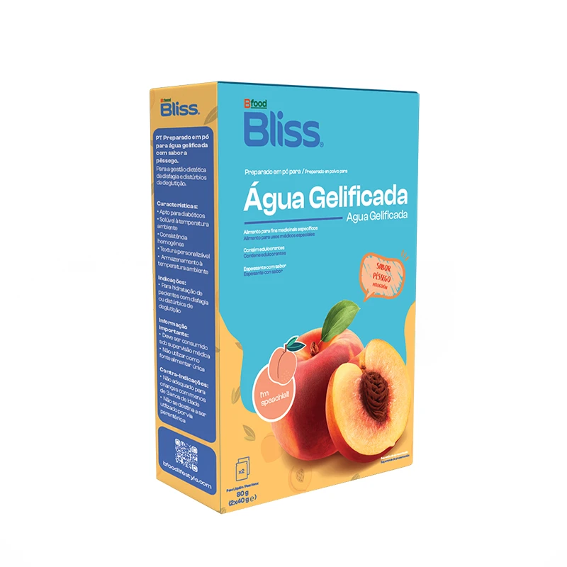 Água Gelificada Pêssego